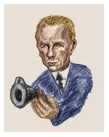 Daniel Craig, The New 007 -
Too Much Like Hoagy?
