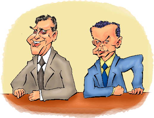Chet Huntley and David Brinkley