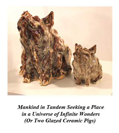 Glazed Ceramic Pigs
