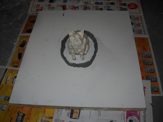 Bronze Casting:  Heroic Pig Model
