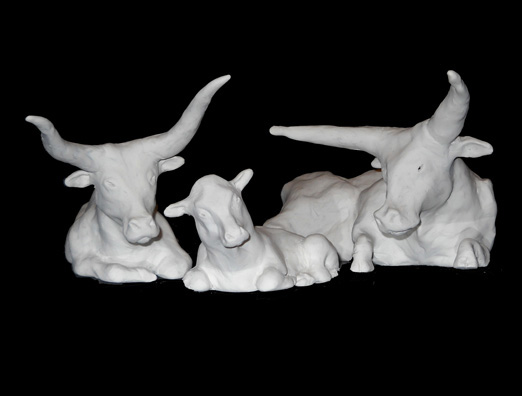 Bronze Casting - The Clay Models